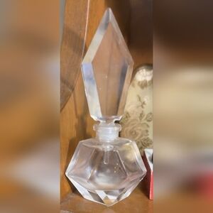 Antique Clear Cut Perfume Bottle